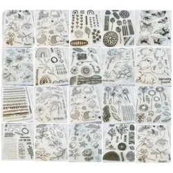 Nowy kwiat zwierząt tło przezroczysty pieczęć silikonowa/pieczęć do DIY scrapbooking/ozdobny album na zdjęcia wyczyść pieczęć B0024