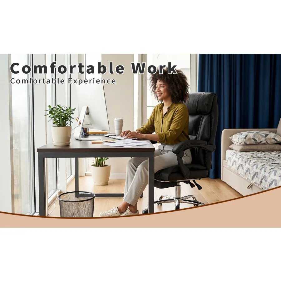 Office Chair Adjustable Height Executive Desk Chair with Foot Rest Comfortable Computer Chair High Back Reclining Gaming Chair view 4