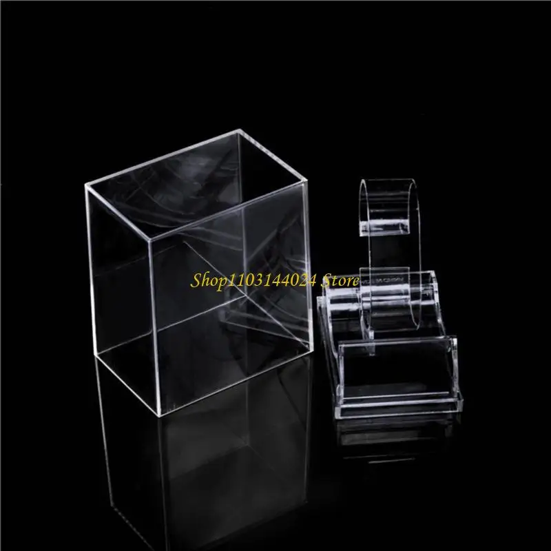 N5KE Clear Acryl Watch Storage Box Watch Display Rack perfekt zum Anzeigen