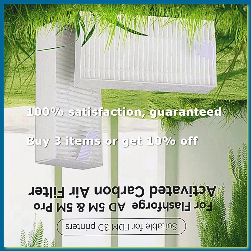 2PCS for AD 5M/5M Pro Activated Carbon Air Filter for FDM 3D Printers for Adventurer Air Filter-A32R