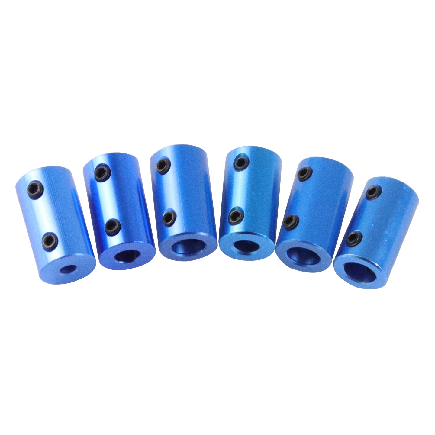 1pcs Aluminum Alloy Coupling Bore 3/4/5/6/6.35/7/8/10mm Blue Flexible Shaft Coupler Screw for Stepper Motor Accessories