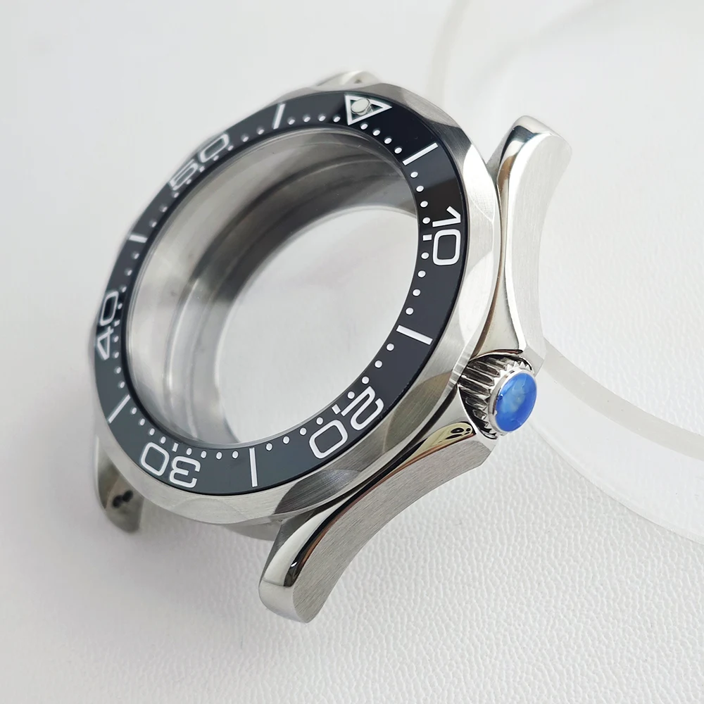 42mm NH35 Gehäuse Passend für NH35 NH36 Uhrwerk Zubehör Luxuriöses Silbernes Edelstahl-Uhrengehäuse 6-Uhr-NH35-Zifferblatt Herrenuhren – Detail 6