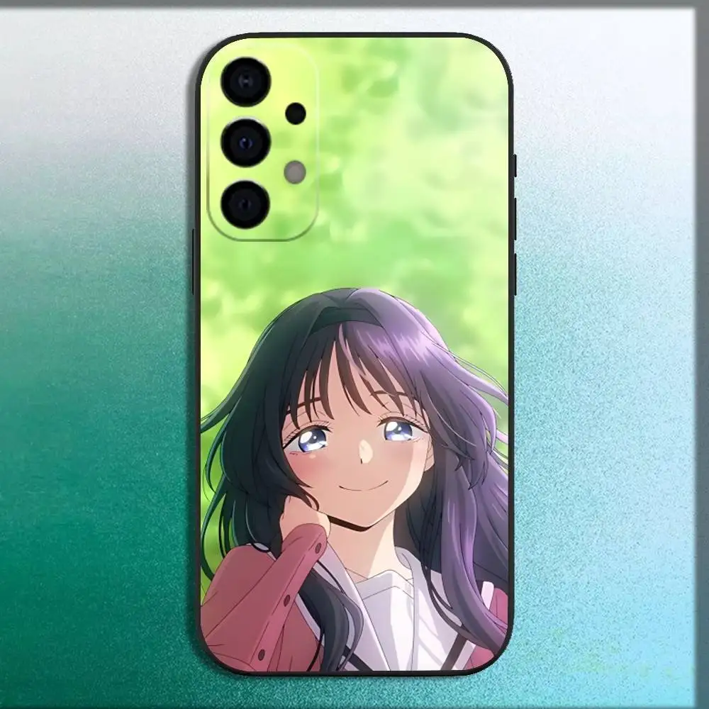 K-Kaouruko Waguri Handyhülle für Samsung Galaxy A73,72,71,A52,51,40,41,A22,A32,31,A13,12,Note20 Soft Black Shell