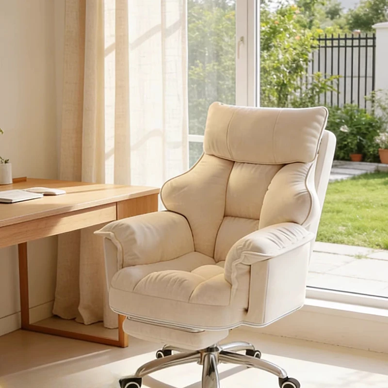 

Lightweight Backrest Office Chair Computer Luxury Modern Relaxing Office Chair Lazy Nordic Sillas De Oficina Trendy Furniture