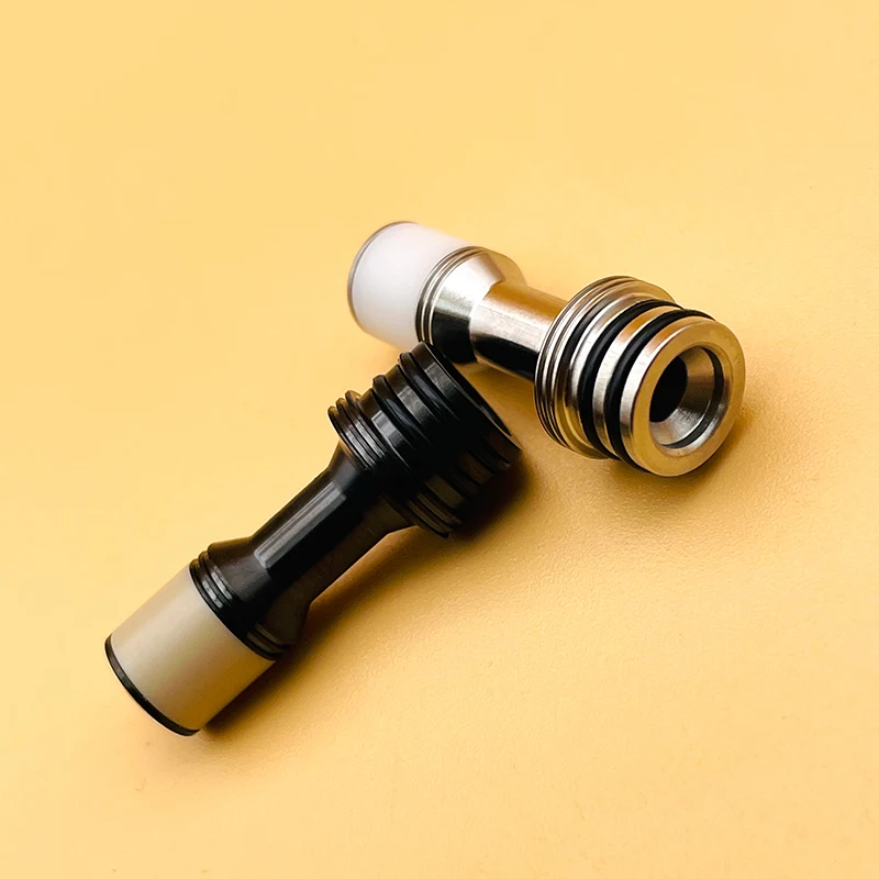Boquilla de goteo larga para vaporizador, accesorio para atomizadores de tanque RDA, RBA, RTA, 415, rosca 316ss pom pei, 510