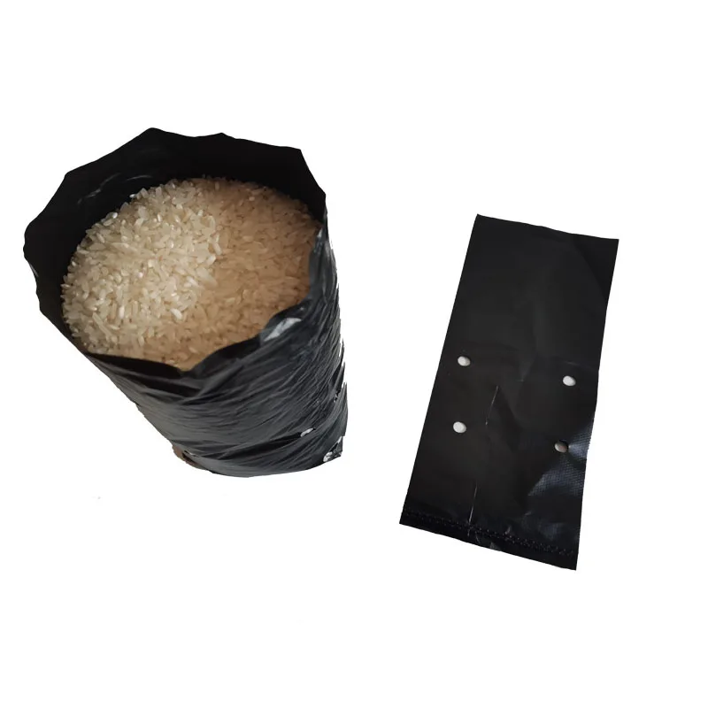 

200PCS PE Nursery Bags Garden Plant Seedling Pots with Breathable Hole for Vegetable Tomato Grow Transplant Container