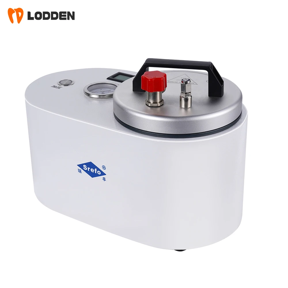 132W Dental Portable Pressure Pot Used for Polymerization of Base Processing High Temperature up to 65°C Dental Lab Equipment