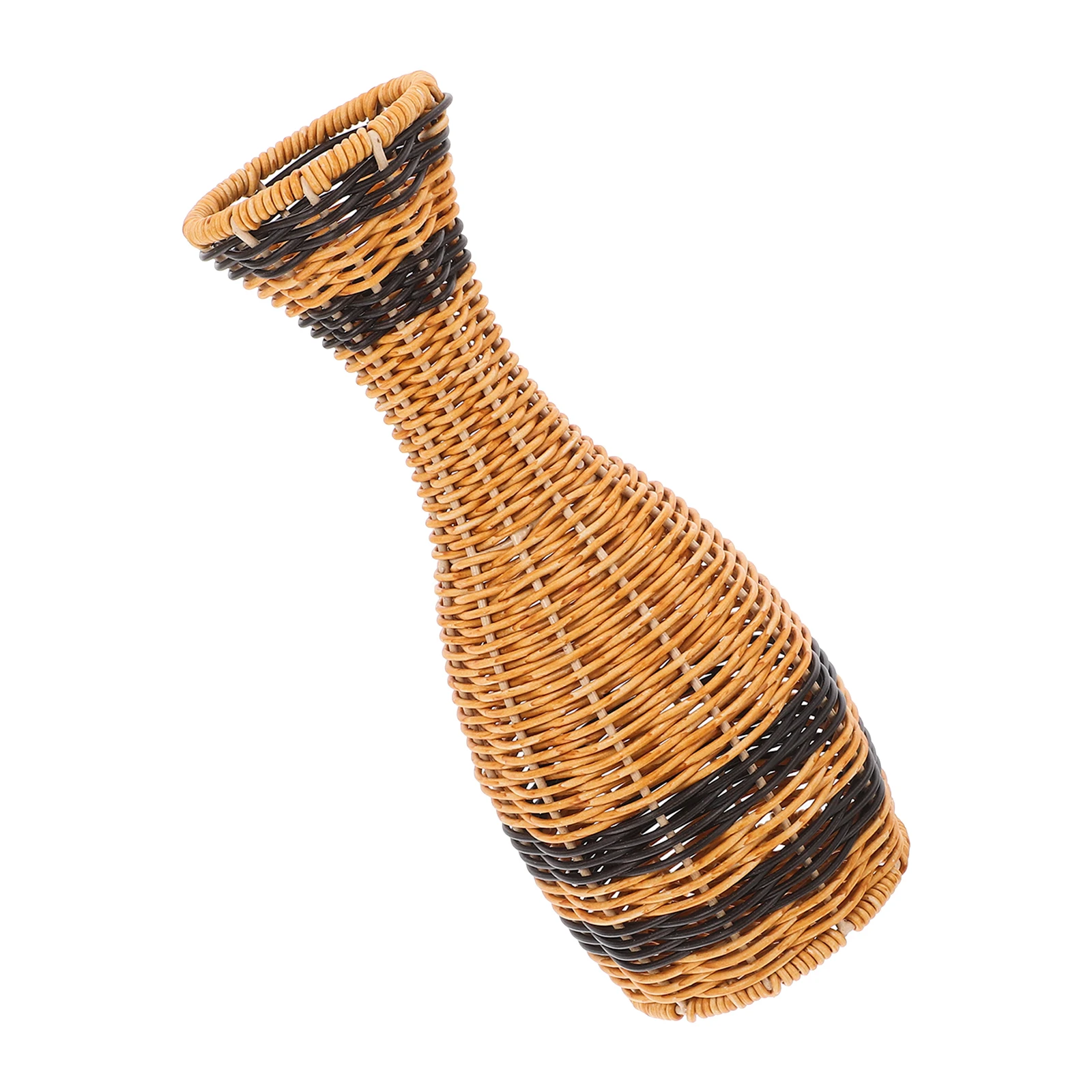 

Braided Vase Flowers Decor Woven Basket Large Floor Vase Dry Flower Vases Decorative Indoor Vintage Trendy Gardening