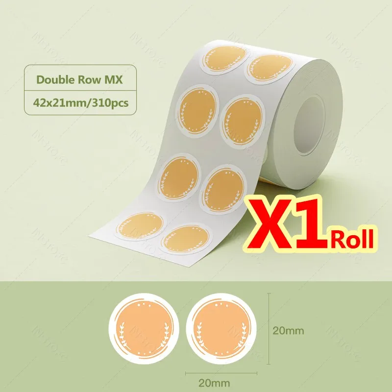 NiiMBOT B21 B1 B3S Ronde Label Afdrukken Sticker zelfklevende Thermische Waterdichte Digitale Nummer Cake Afdichting Sticker Papier