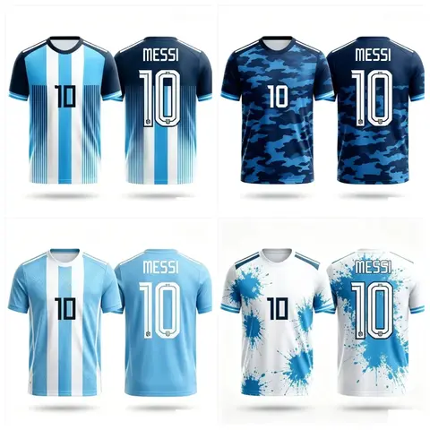 2026 Summer Men Fitness Messi 10 Football T-shirt Short Sleeve Jersey Fashion Oversized Gym Training Tops