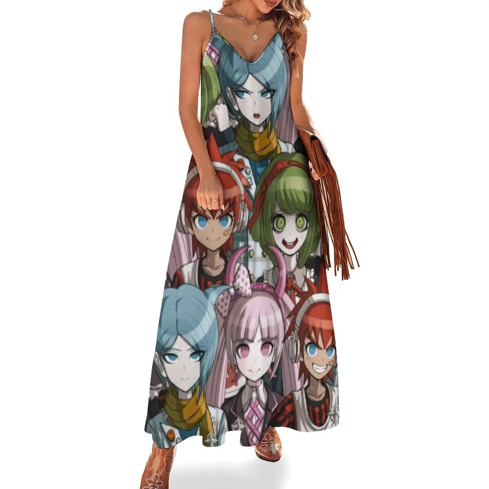 

Kotoko Utsugi/Masaru Daimon/Nagisa Shingetsu/Monaca Towa Sleeveless Dress long dress women summer luxury dresses Dress