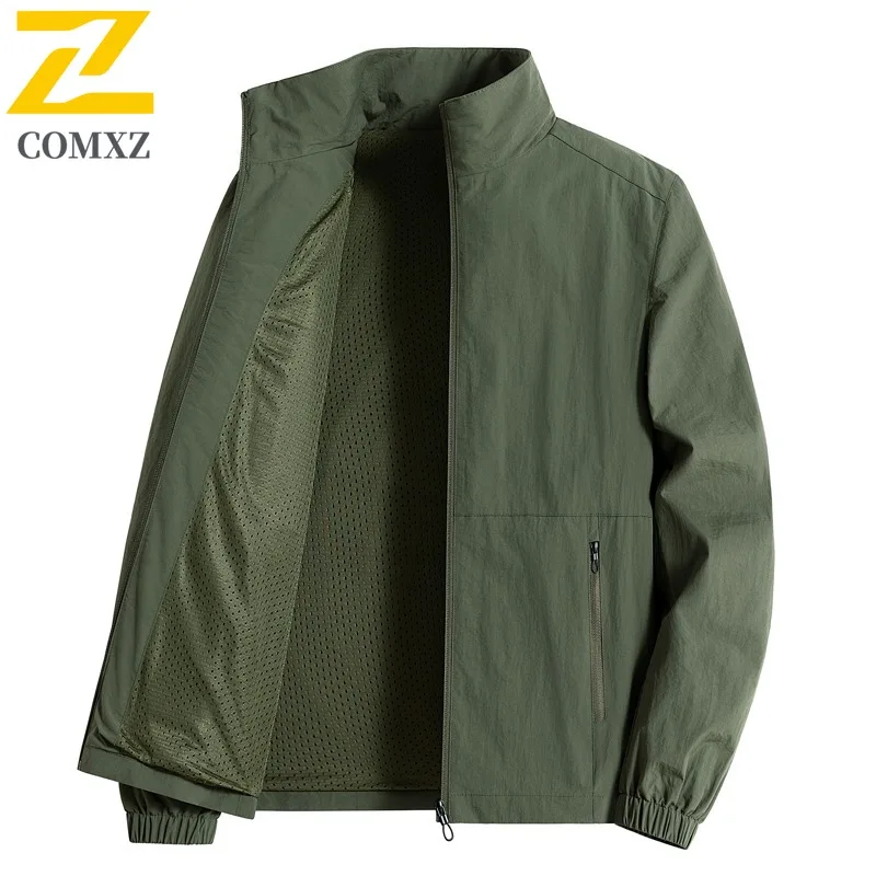 

COMXZ Мужская уличная софтшелл ветровка Водонепроницаемая ветрозащитная походная альпинистская куртка Эластичная дышащая спортивная куртка в горном стиле