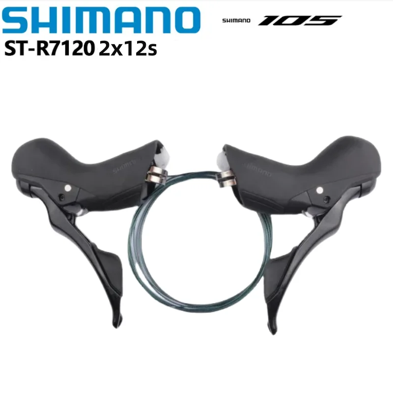 

Shimano 105 R7120 Рычаг переключения передач 2x12s R7120 Механический рычаг переключения передач для гидравлического дискового тормоза 2x12 скоростей левый и правый для езды на шоссейном велосипеде