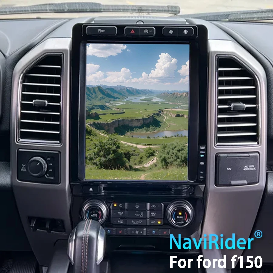 12.1 بوصة لفورد F-150 F150 2015 2021 راديو السيارة أندرويد شاشة عمودية الوسائط المتعددة ستيريو Carplay مشغل فيديو 4G GPS رئيس وحدة