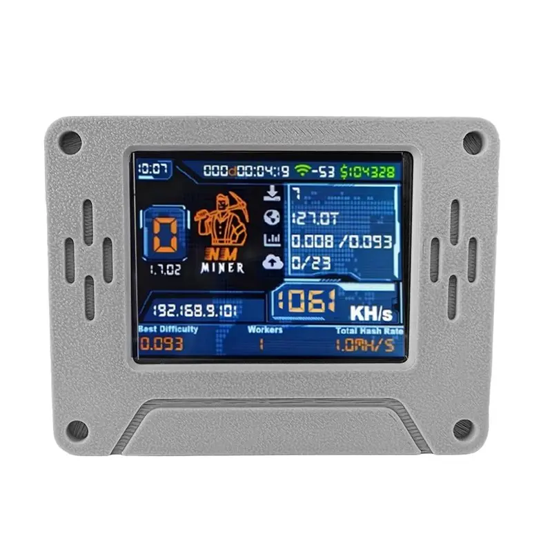 

Stable 1060Kh/S Nmminer BTC Solo Miner 2.8 Inch Smart Touch Screennerdminer Upgraded Bitcoin Crypto Miner For Office Home