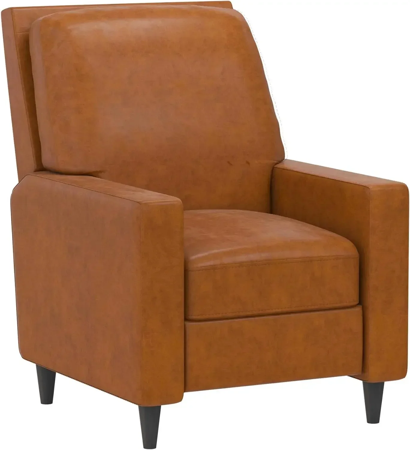 

Акцентное кресло для гостиной, кресло из искусственной кожи верблюжьего цвета