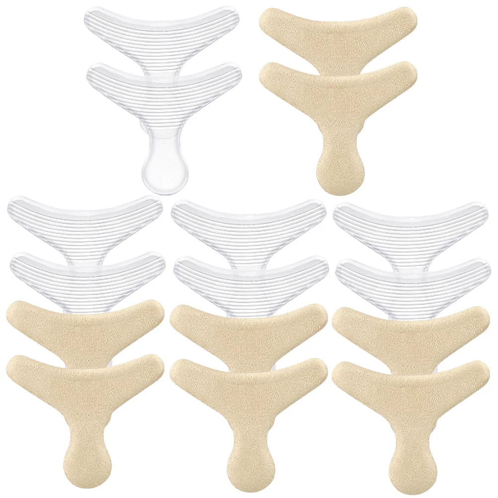 

8Pairs Shoe Heel Stickers Strong Adhesive Invisible Heel Grips for Sports Sandals Boots Anti-Slip Cushions Reducing Friction