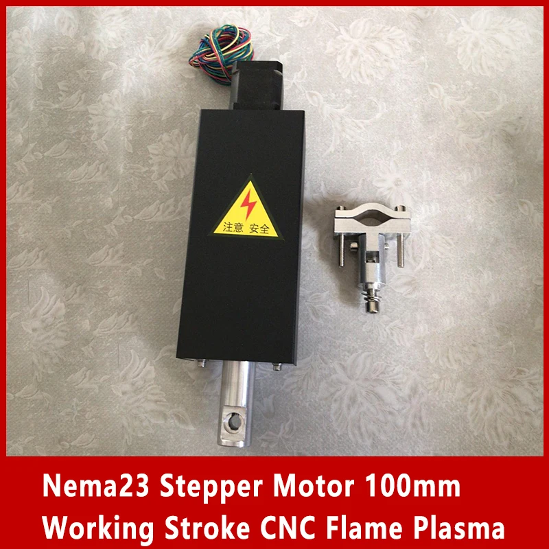 motor de passo nema23 com pequeno dispositivo eletrico correspondente levantador de corte a plasma por chama cnc eixo z 100 mm 01