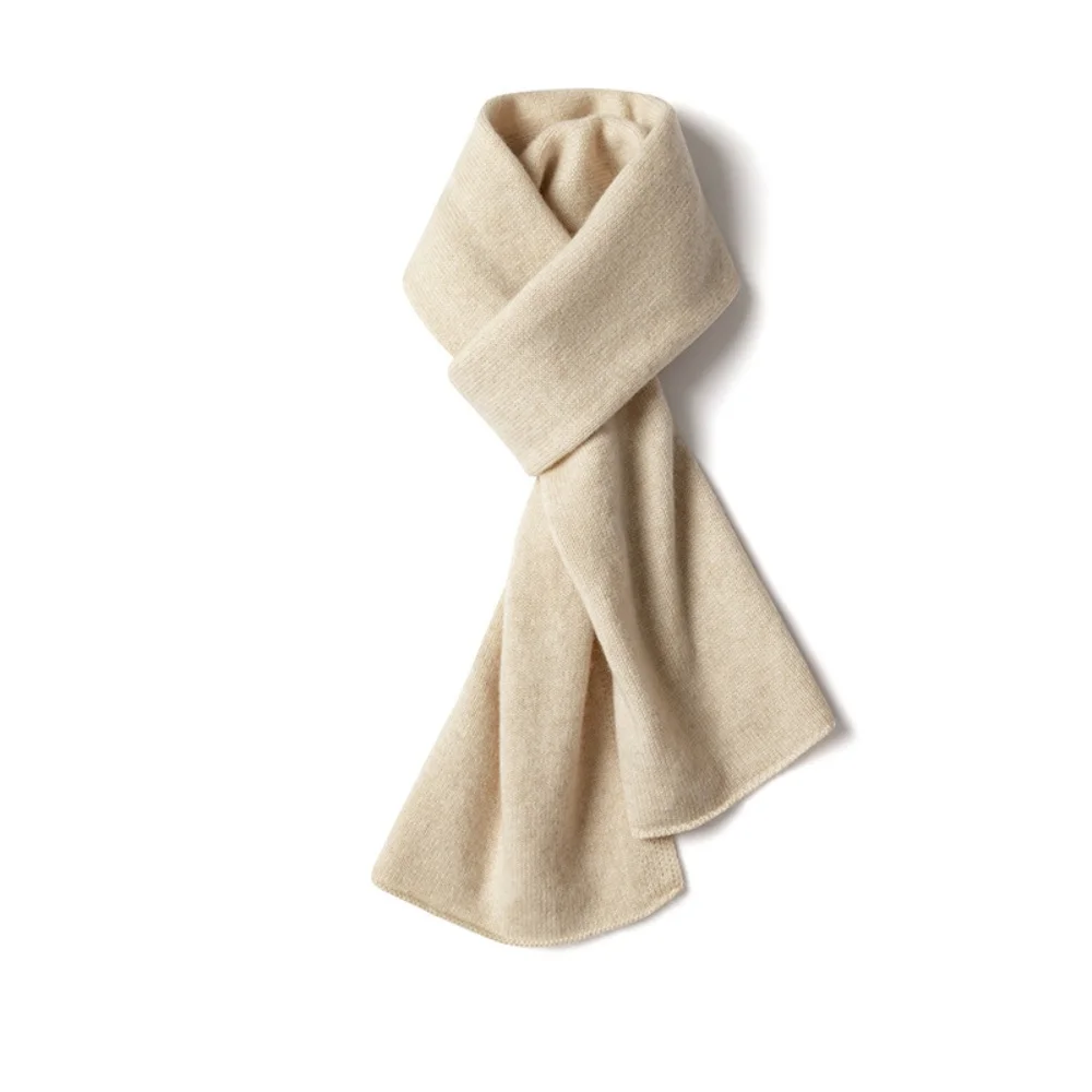 

Luxury 100% Pure Cashmere Winter Scarf for Men & Women Long Thick Knitted Goat Cashmere Scarf Versatile Wrap Shawl