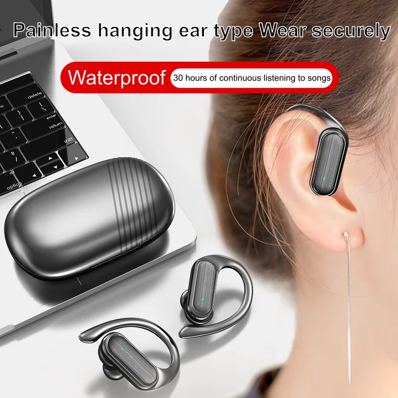 Wireless Bluetooth Earphones High Quality Headphones HD Sound Quality Stereo Noise Cancelling Anti-sweat Universal Headphones