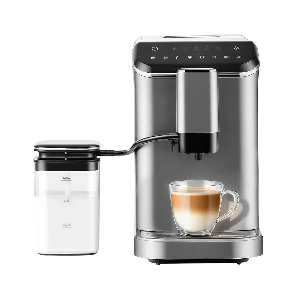 

Automatic hine, 20 Bar Maker with Touch Control, 15-Grind Settings Super Automatic Coee hine with Integrated Milk rother, Auto S