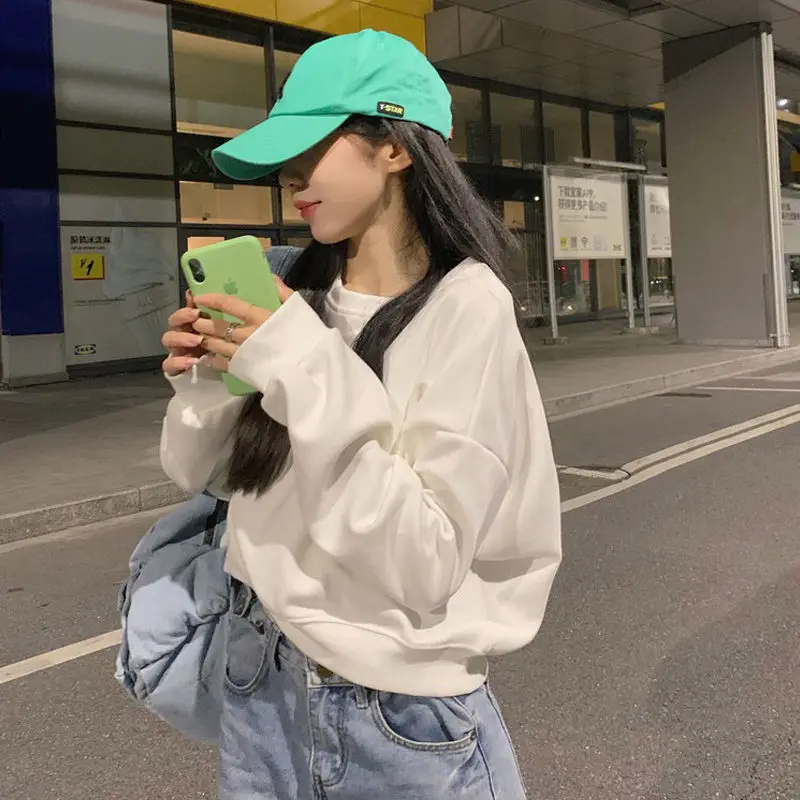 بلوزات ملابس نسائية على طراز الشارع تفاصيل على الطراز المحايد اتجاهات بيج Invierno Nueva Moda Urbana Estampada Divertida Y2K