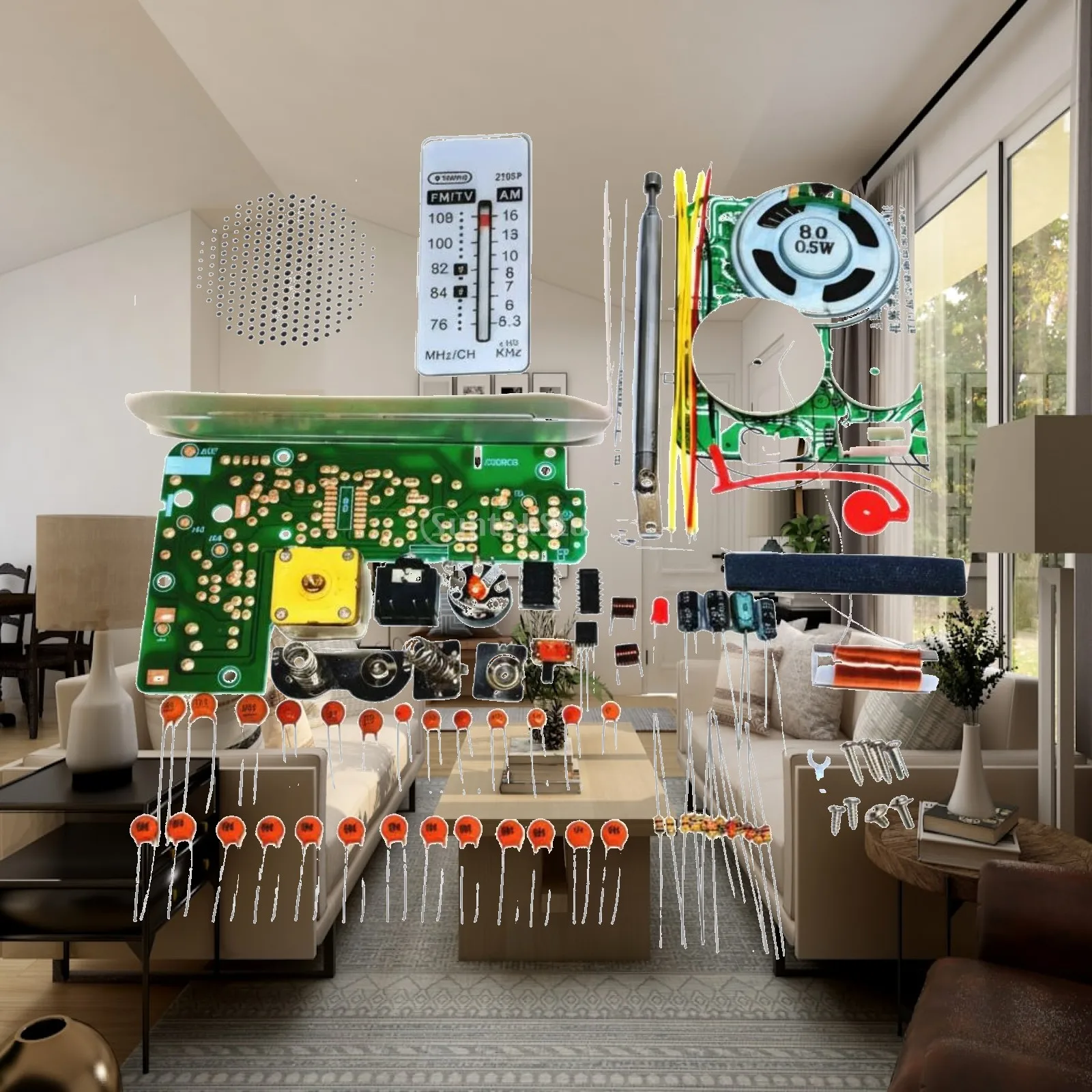 Diy Electronics Lab - Kit de Electrónica Práctico de Radio