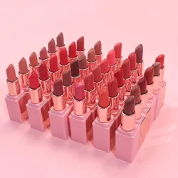 Bivanfe Waterproof Nude Matte Lipstick Long Lasting Lip Stick Not Fading Sexy Red Pink Velvet Lipsticks Makeup Cosmetic