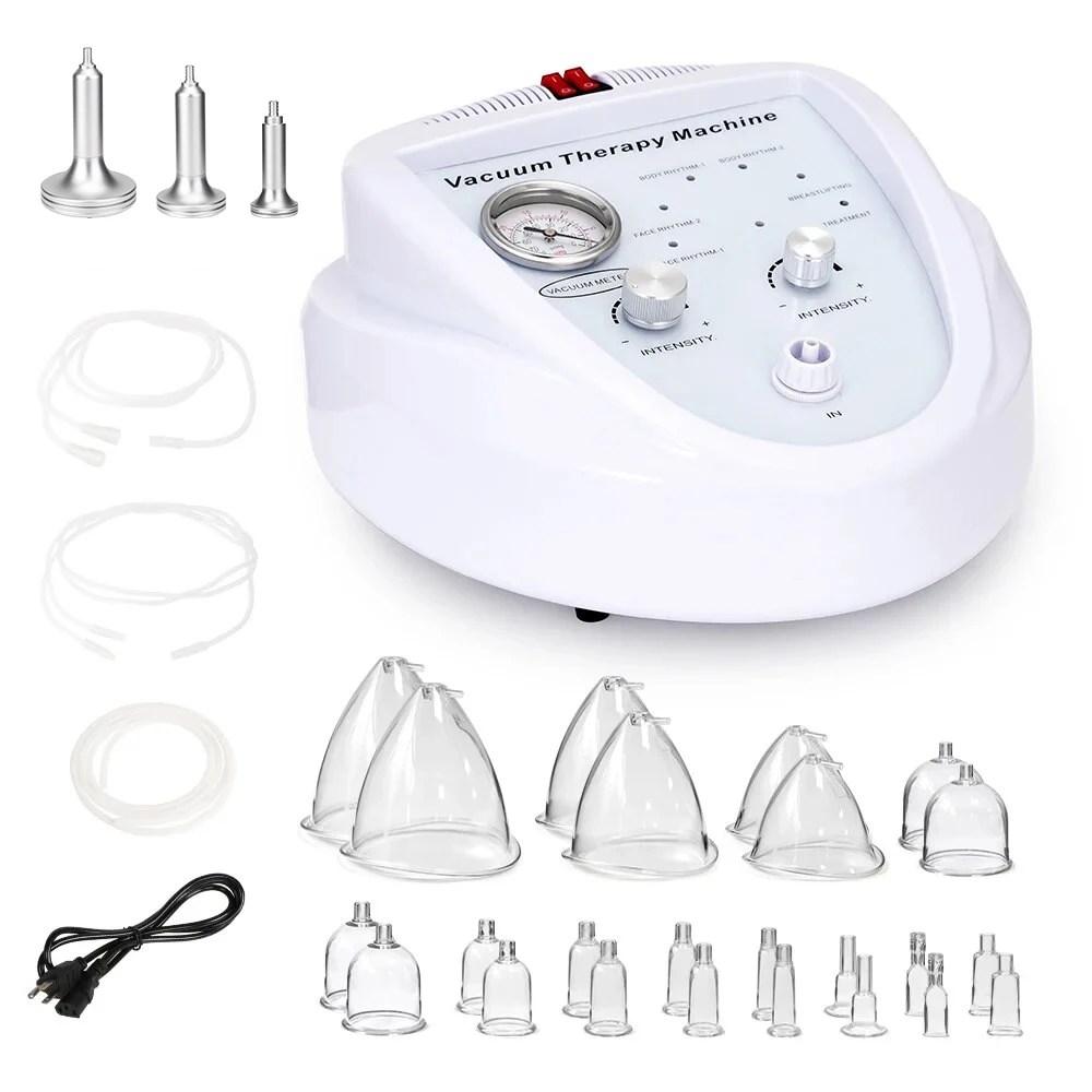 

Multifuctions Vacuum Suction cups Machine Breast&Butt lifting Body Massage Cupping Lymphatic Drainage Slimming Beauty Device