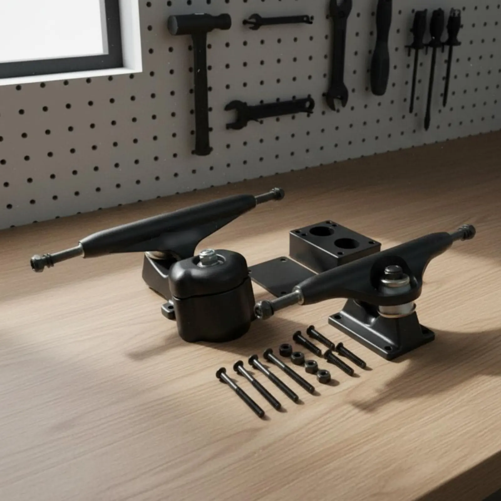 

2 Pieces Coil Carving Axles Pumpable Ride S6 Rotating Hanger Assembly Base Carving Board Hanger Assembly Set High Elastic Return