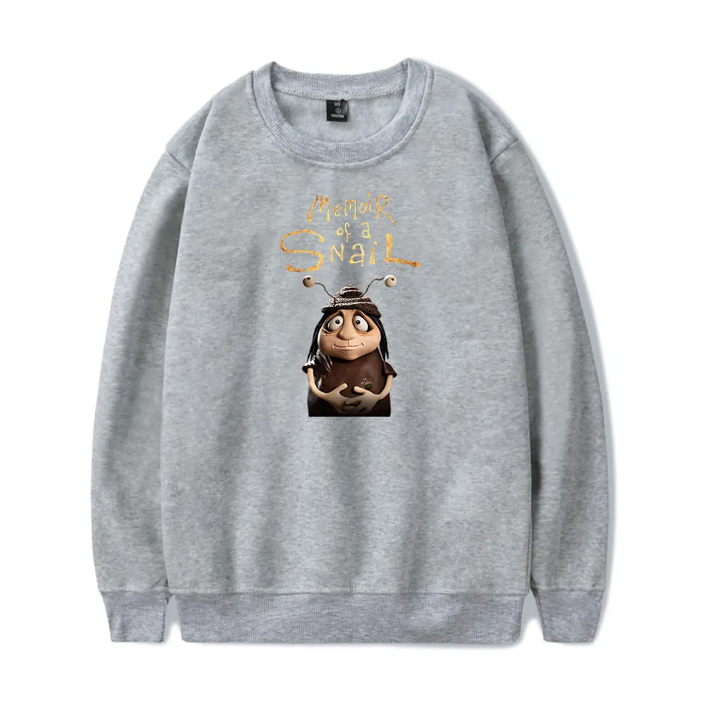 مذكرات سويت شيرت Snail MerchSweatshirt كاجوال بياقة دائرية وأكمام طويلة ملابس الشارع #3
