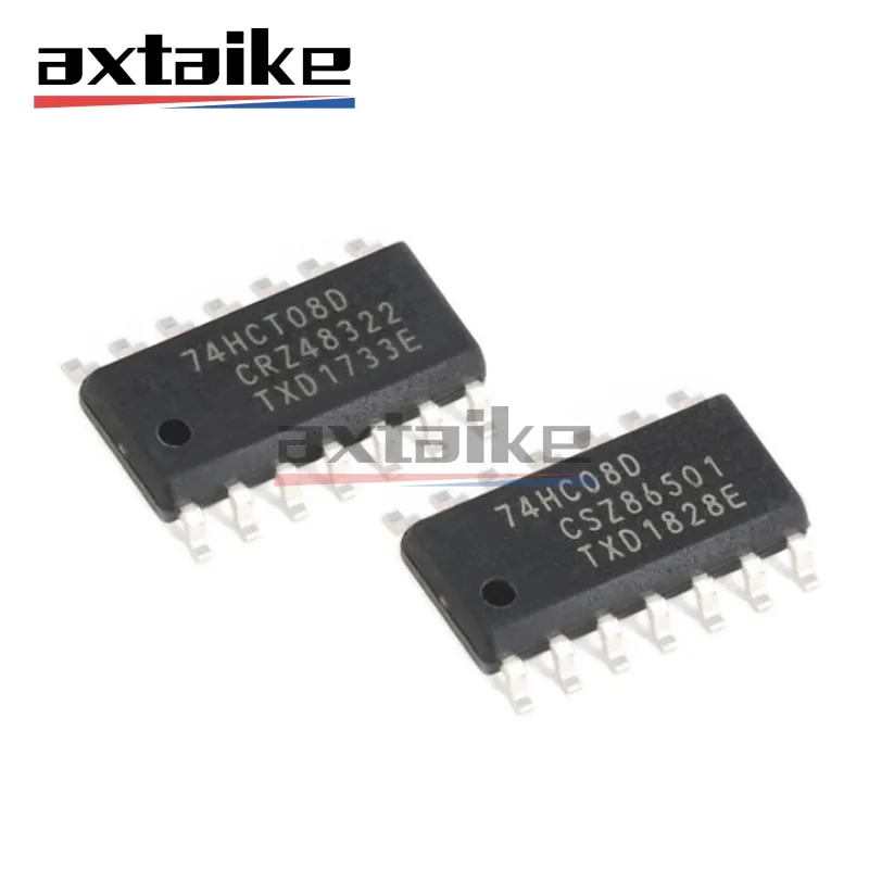 

20PCS 74HC08D 74HCT08D SOP-14 SN74HC08DR HC08 SN74HCT08DR HCT08 SMD IC Quad 2-input AND Gate CMOS Chip
