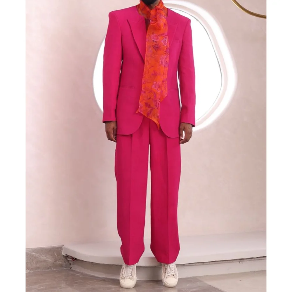 

New Arrive Men Suit Business Office Jacket Pants Two-Piece Set Casual Outfit Party Suit For Male high-end Custom Clothing