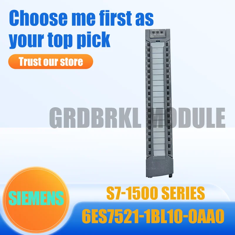 

Новый оригинальный цифровой модуль ввода SIEMENS 6ES7521-1BL10-0AA0 6ES7 521-1BL10-0AA0 S7-1500