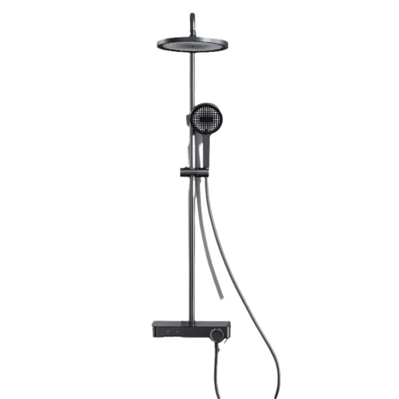

All-copper roofless shower, simple split pressurized shower, ensuite bathroom