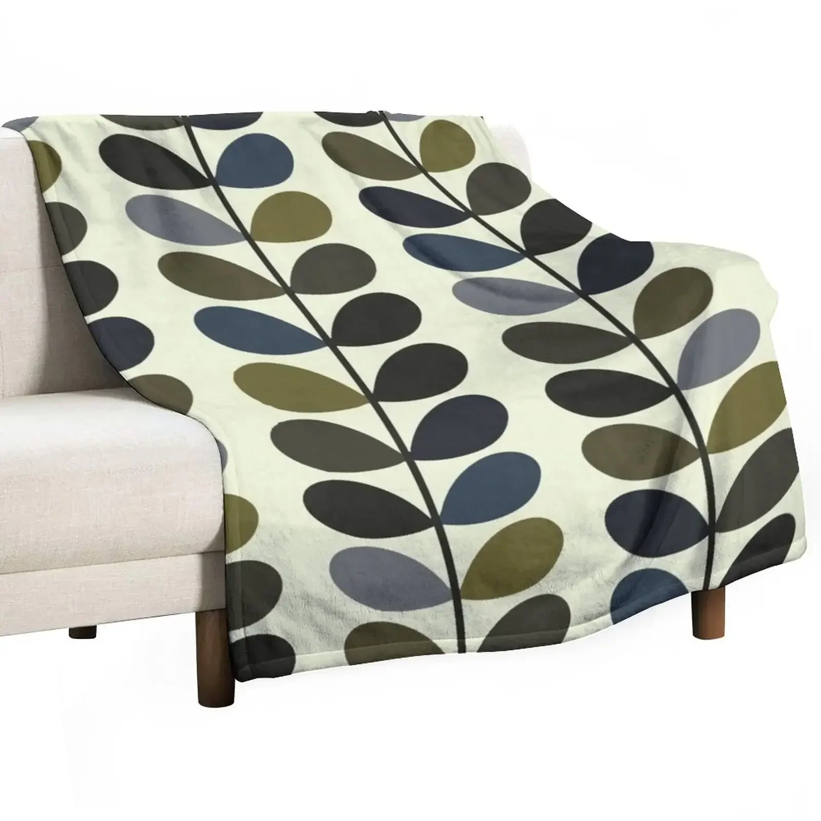 

orla kiely,,orla kiely pattern Throw Blanket Single Bed Warm Softest Blankets