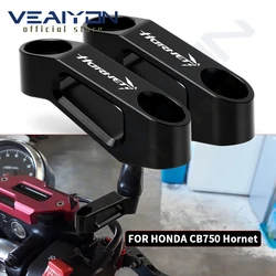 Motorcycle CNC Aluminum Rearview Mirrors Extension Riser Extend Adapter For Honda CB750 Hornet CB 750 2022 2023