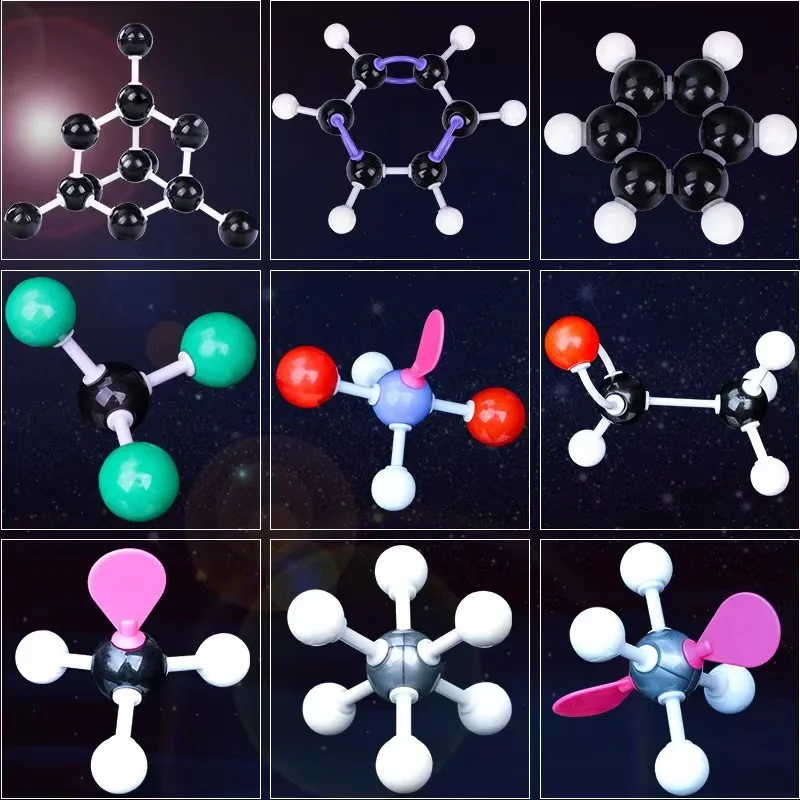 Chemical Molecular Model Kit Organic Inorganic Chemistry Molecules 176 Atom Structure Set Science Teaching Experiment