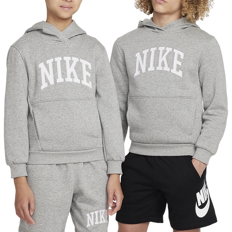 ナイキ公式本物の冬新作ビッグキッズスポーツトレーニングルーズフリーススウェットシャツHJ3156-063
