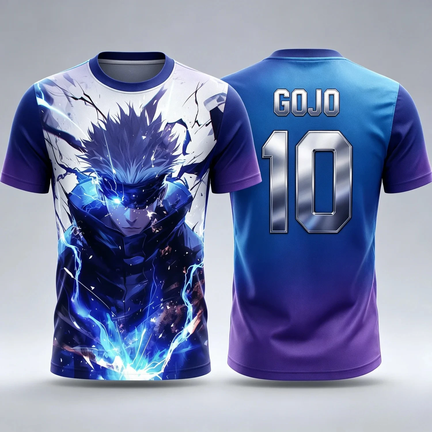 2026 Summer Jujutsu Kaisen Retro Cosplay T-shirt Men's 3D Printed Jiu Jitsu Short-sleeved Family Unisex Children's Sports Shirt