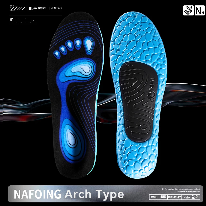 

1 Pair New For Men And Women EVA Material Insoles Sole Shock Absorbent High Elastic Breathable Mat Sports Running Insoles