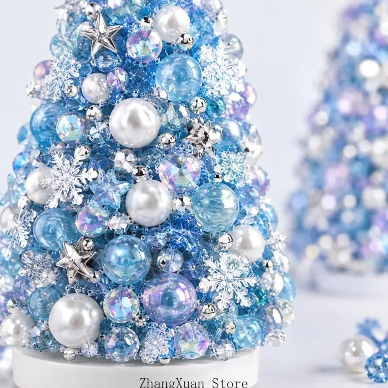 Build-a-Tree Weihnachtsperlen-Bastelset, 1 Projekt mit gemischten und transparent strukturierten Teilen für saisonale – Detail 7