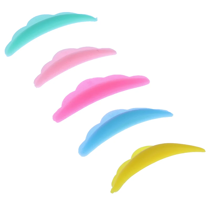 6 Pairs Silicone Eyelash Perm Pad Recycling Makeup Lifting Lashes Rods Shield 3D Eyelash Curler Accessories Applicator Tools