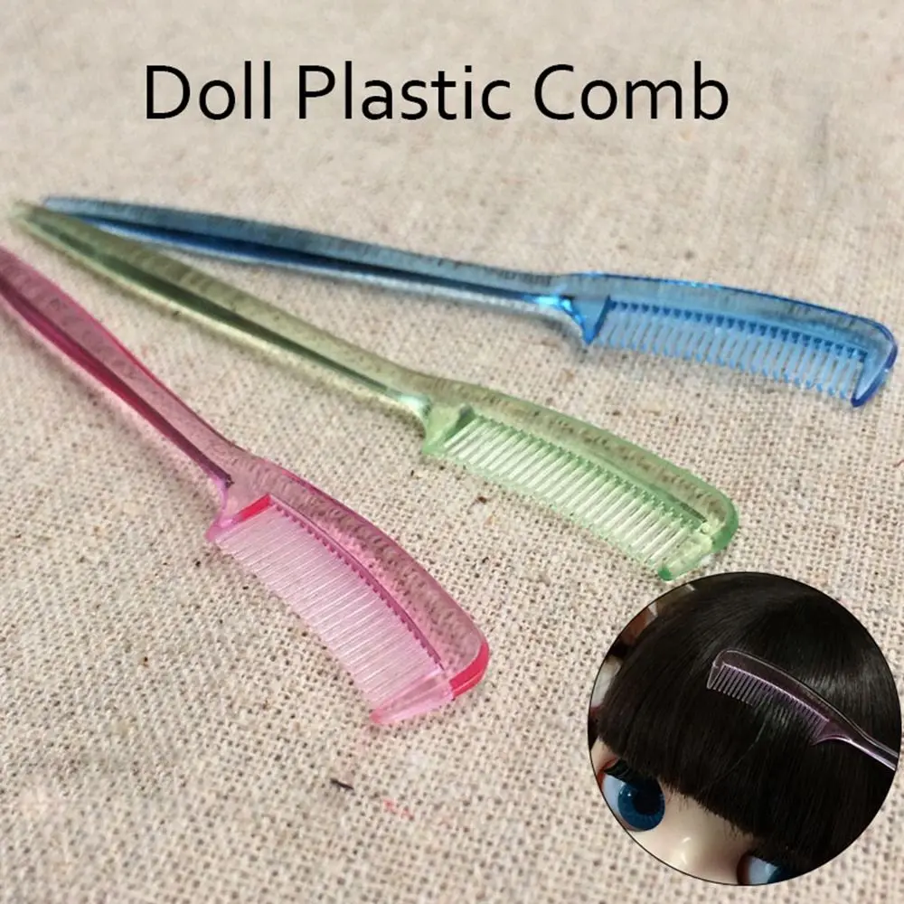 1/5pcs For BJD Dolls 1/3 1/4 1/61/8 Dollhouse Decorations Doll Accessories Plastic Comb Eyelash Eyebrow Combs Plastic Comb