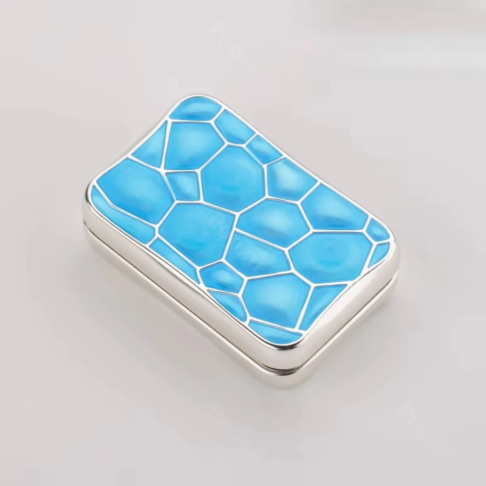 CaiJue EDC مكعب الماء المعدني غير المحدود دفع المنزلق الإجهاد الإغاثة اللعب حيل الإصبع EDC يقلب مكتب أدوات تخفيف التوتر