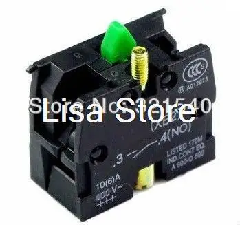 10pcs XB2 Series Contact Block ZB2-BE101C Normally Open NO for Pushbutton Joystick Switch 10A 600V