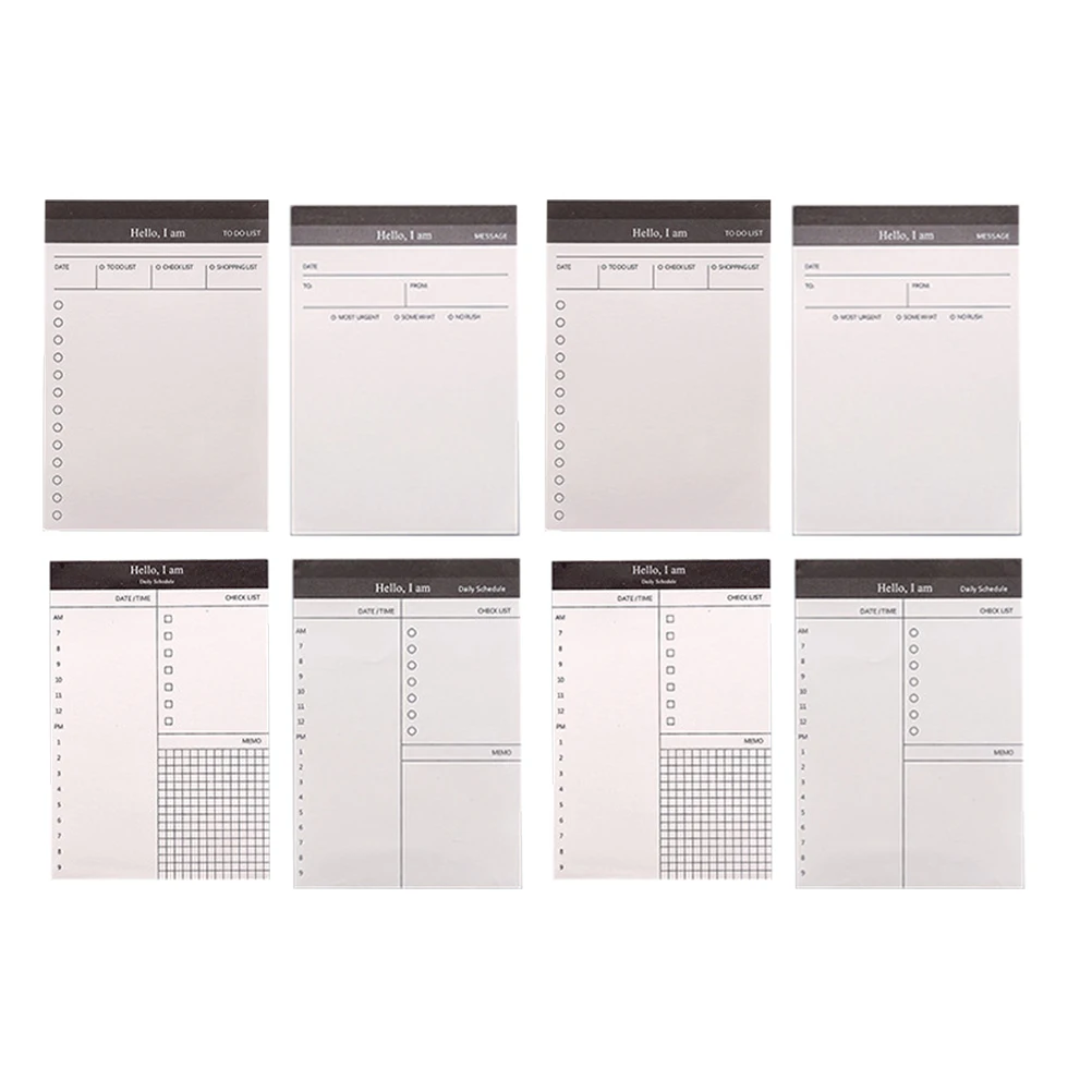 Note Pads Daily Use Compact Planner High Grade Paper Smooth Writing Household Memo Pads Convenient Notepad Student Office Work