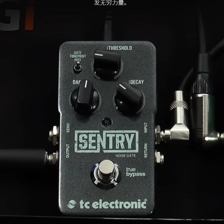 Grosir Asli TC ELECTRONICS SENTRY NOISE GATE gitar elektrik distorsi Bass efek blok tunggal menawarkan efek gitar