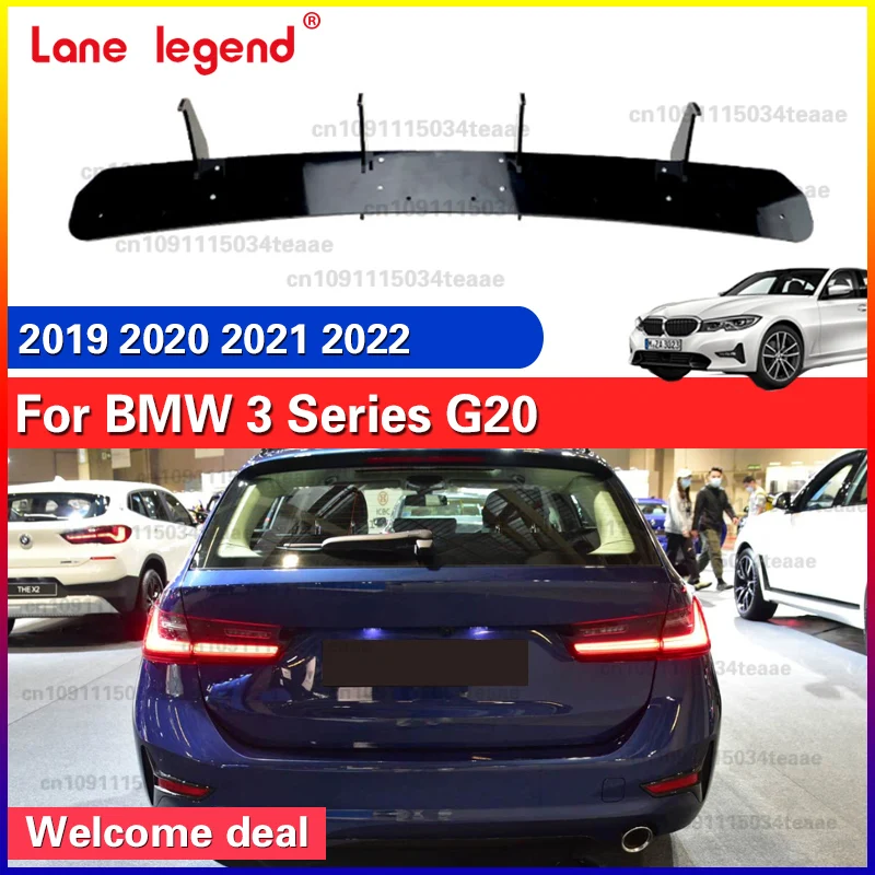 

For BMW 3 Series G20 2019-2022 Car Rear Bumper Diffuser Lip Spoiler Canards Splitter Protector High Quality Body kit
