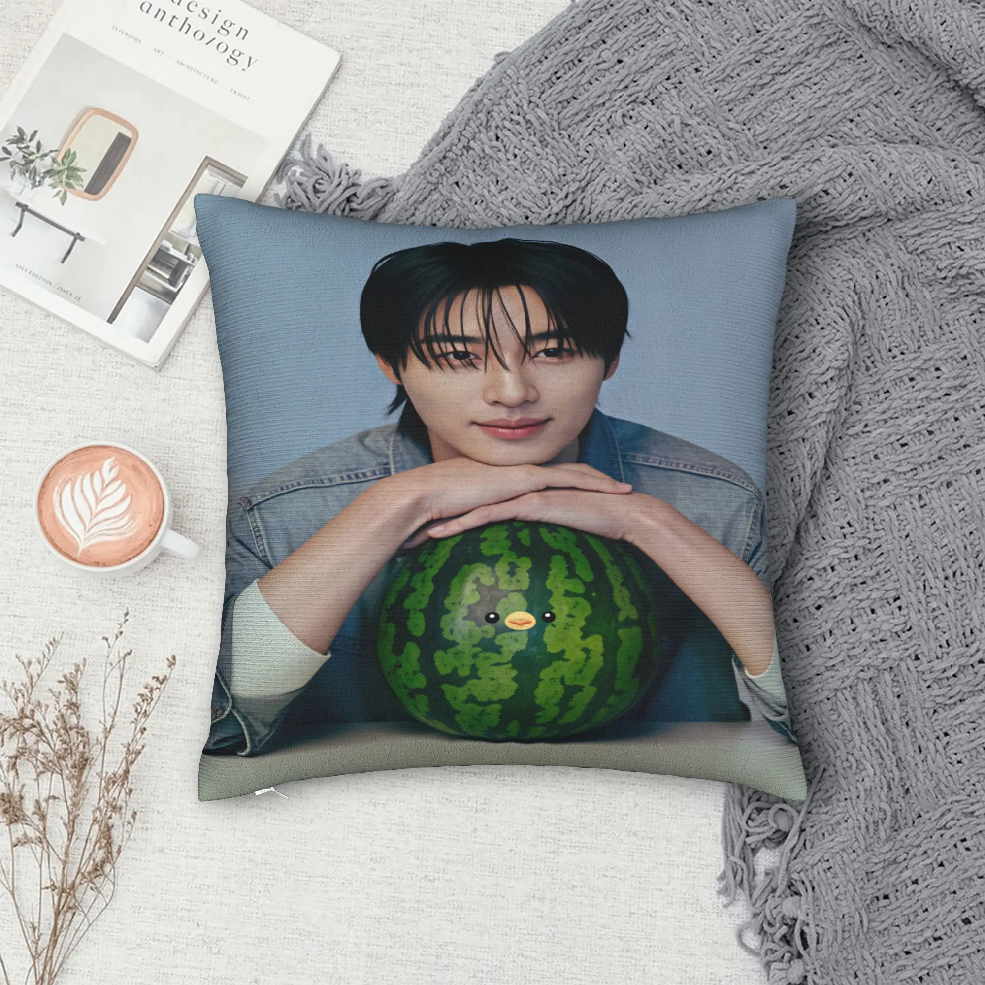 Byeon Woo Seok Pillow Cover  Custom Cushion Cover Funny Pillow Case For Wedding Party Home Decor